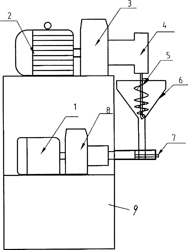 Double-motor speed-adjusting ball making machine