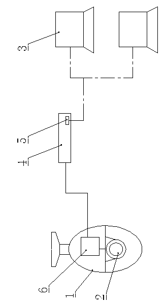 Small-flow network transmission electronic monitoring system