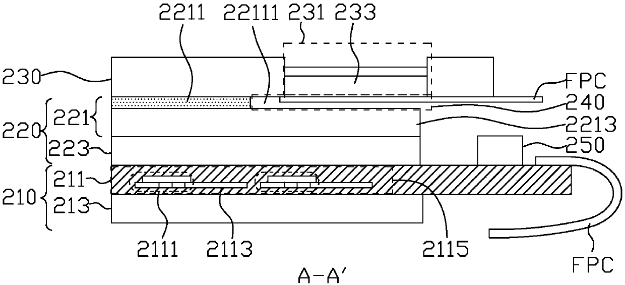 High-screen duty cycle display device with fingerprint identification