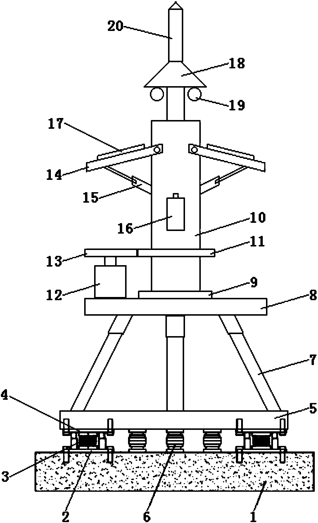 Illumination type communication bracket