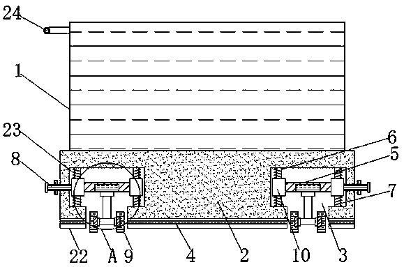 Easy-to-move washing machine