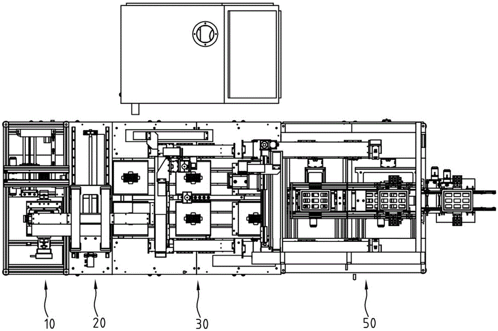 PCB (Printed Circuit Board) connection sheet dividing machine provided with jig returning lifting platform