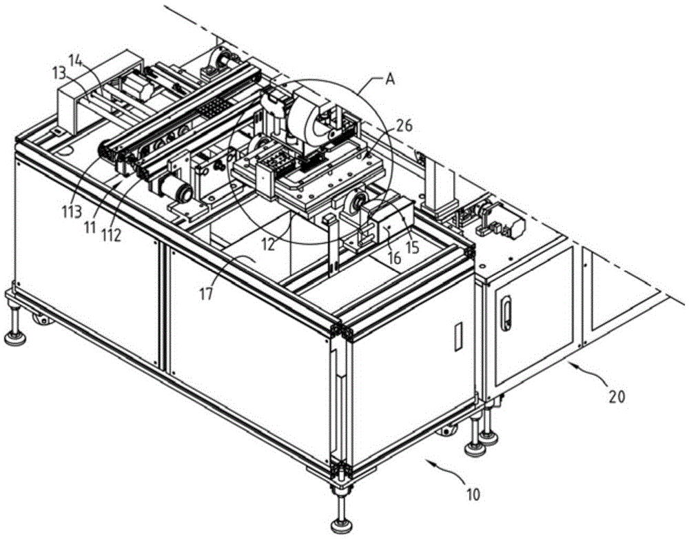 PCB (Printed Circuit Board) connection sheet dividing machine provided with jig returning lifting platform