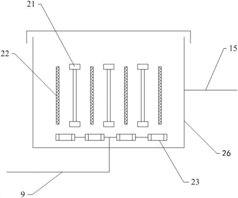 Photocatalytic aerated disinfecting and fertilizer supplementing device and method