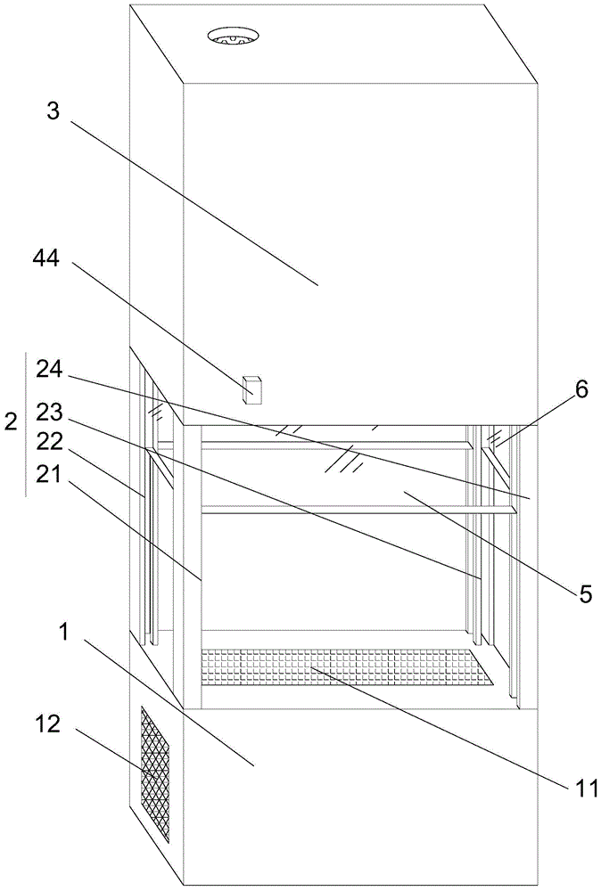 Operation cabinet for laboratory