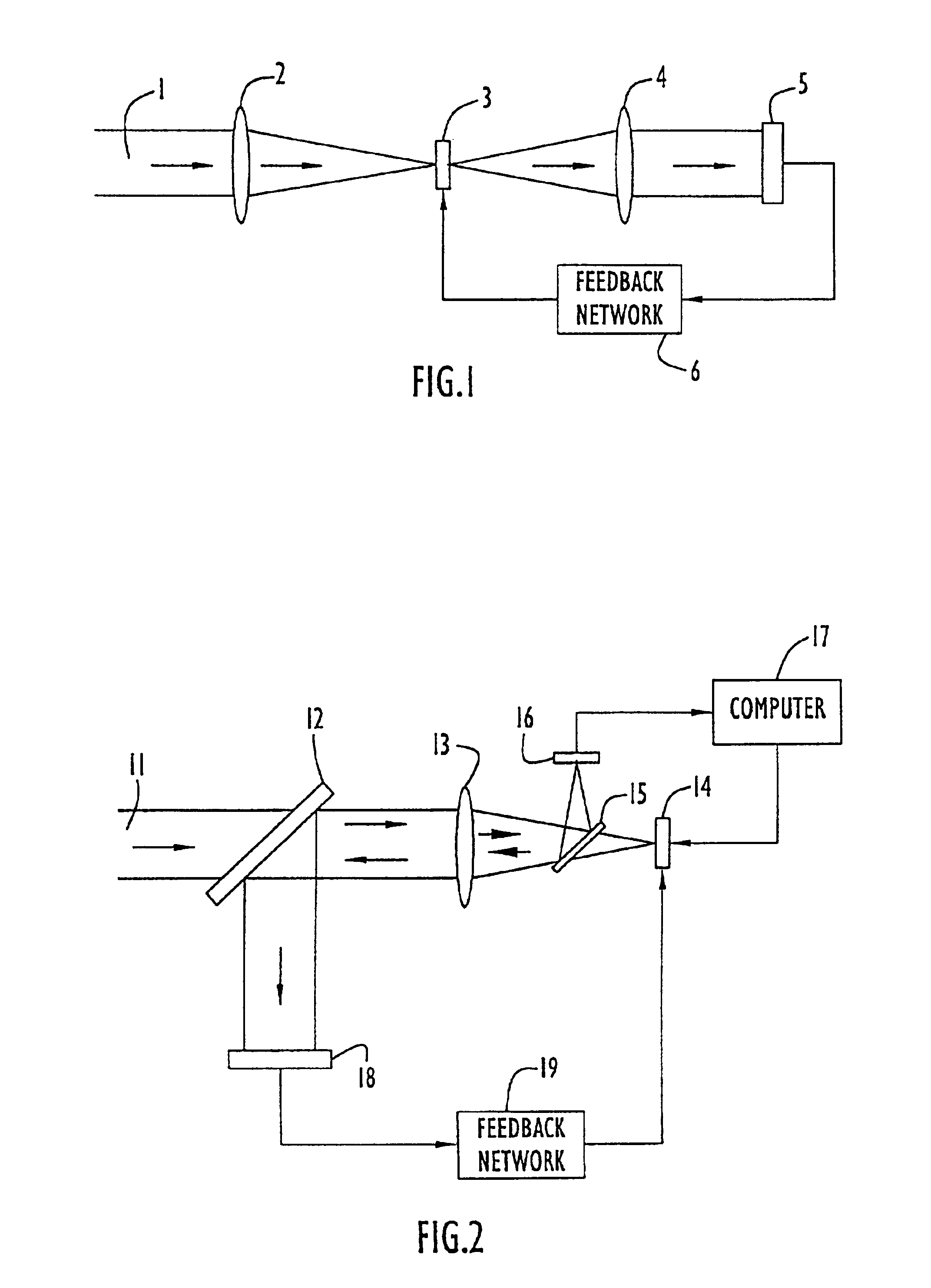 Wavefront phase sensors using optically or electrically controlled phase spatial light modulators