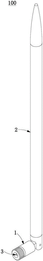 External antenna device and its antenna structure