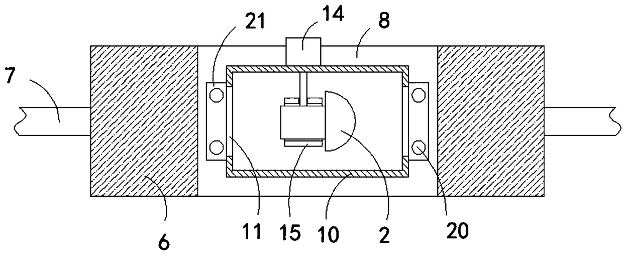 LIFI transceiving device convenient for storage