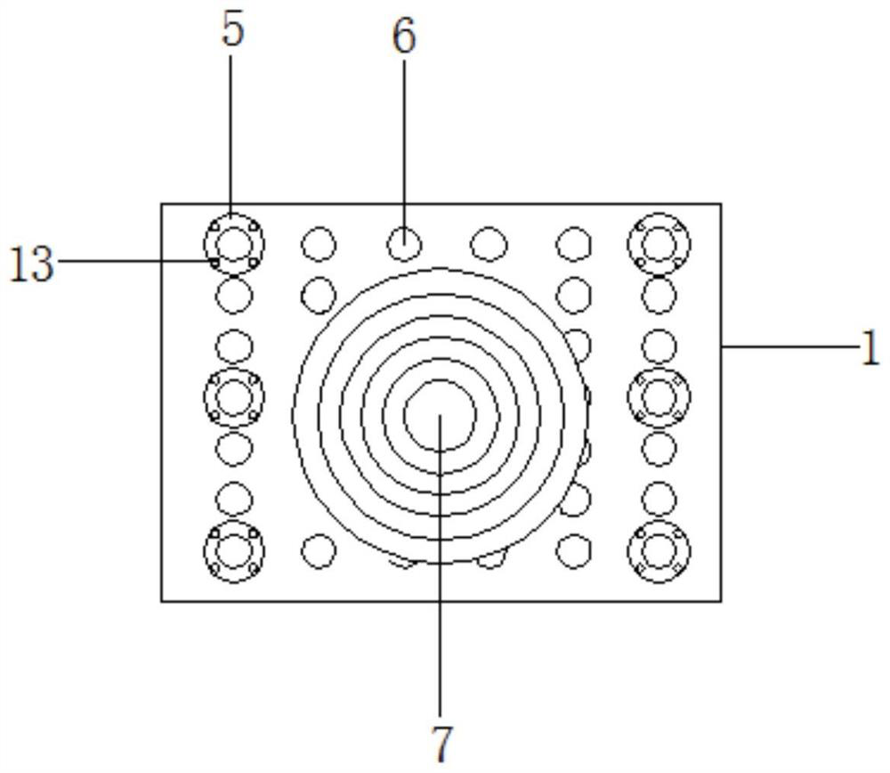 Spiral hollow brick screen design structure