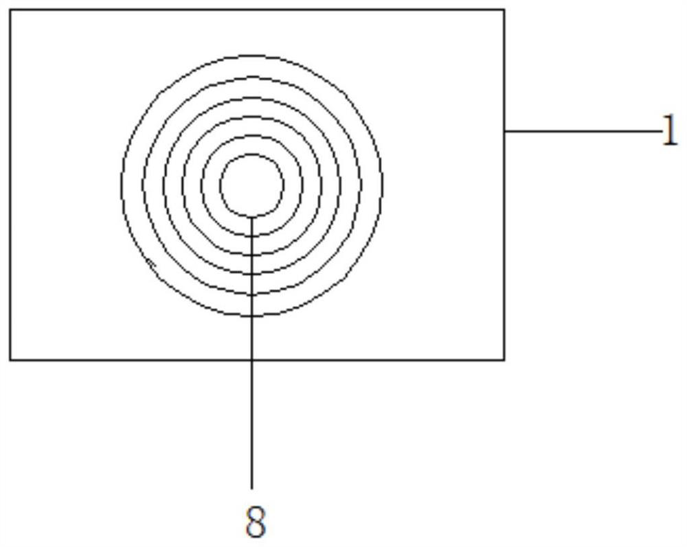 Spiral hollow brick screen design structure