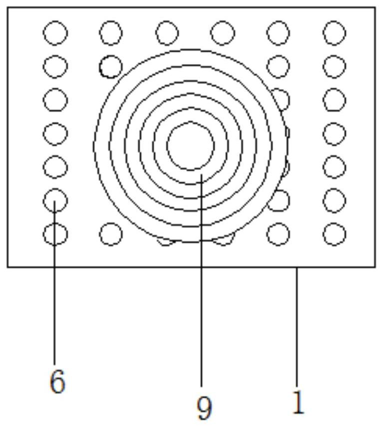 Spiral hollow brick screen design structure