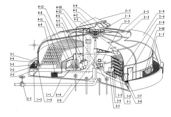 Autorotation type soilless planting greenhouse capable of acquiring natural energy in multiple directions