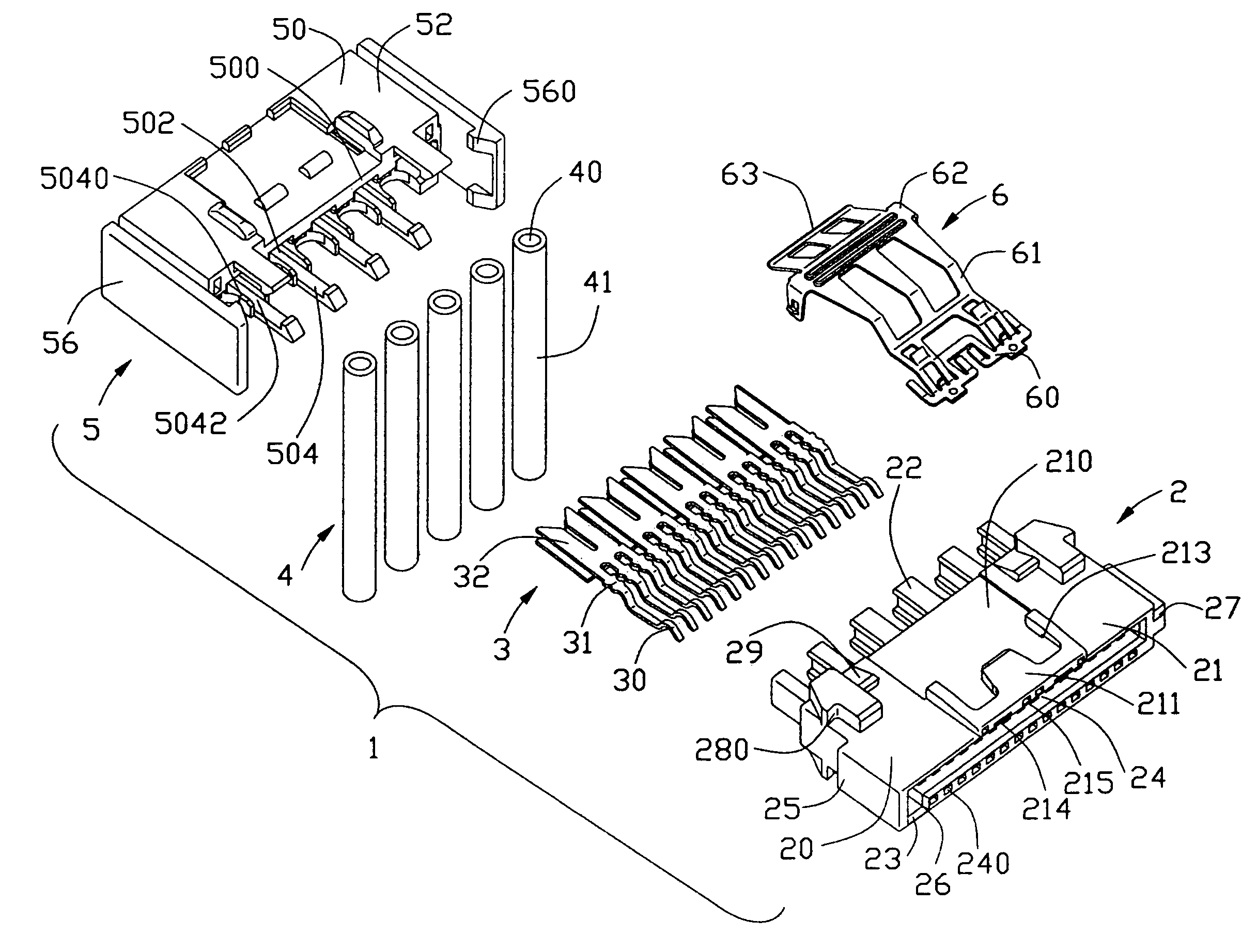 Cable end connector assembly having locking member