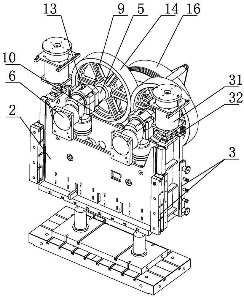 Press machine kinematic pair temperature monitoring device