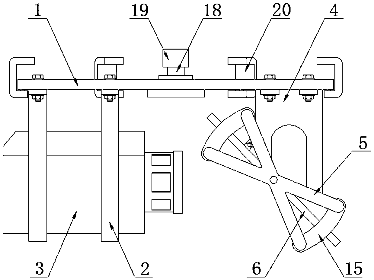 Rotary single-lens oblique photography mechanism for aircraft