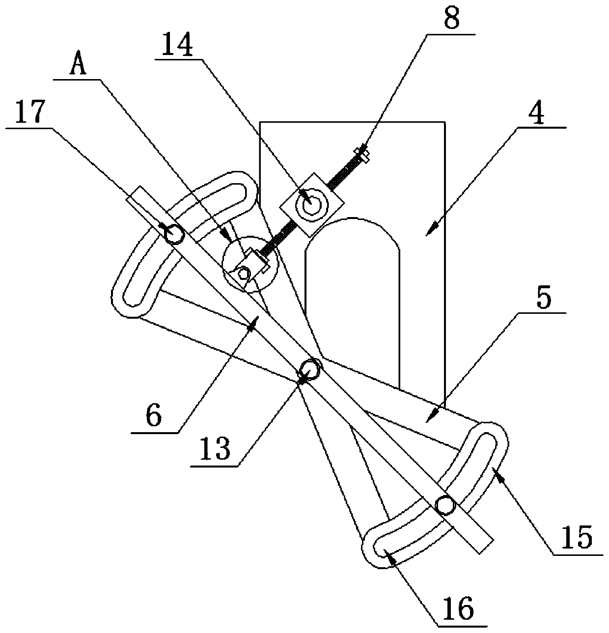 Rotary single-lens oblique photography mechanism for aircraft