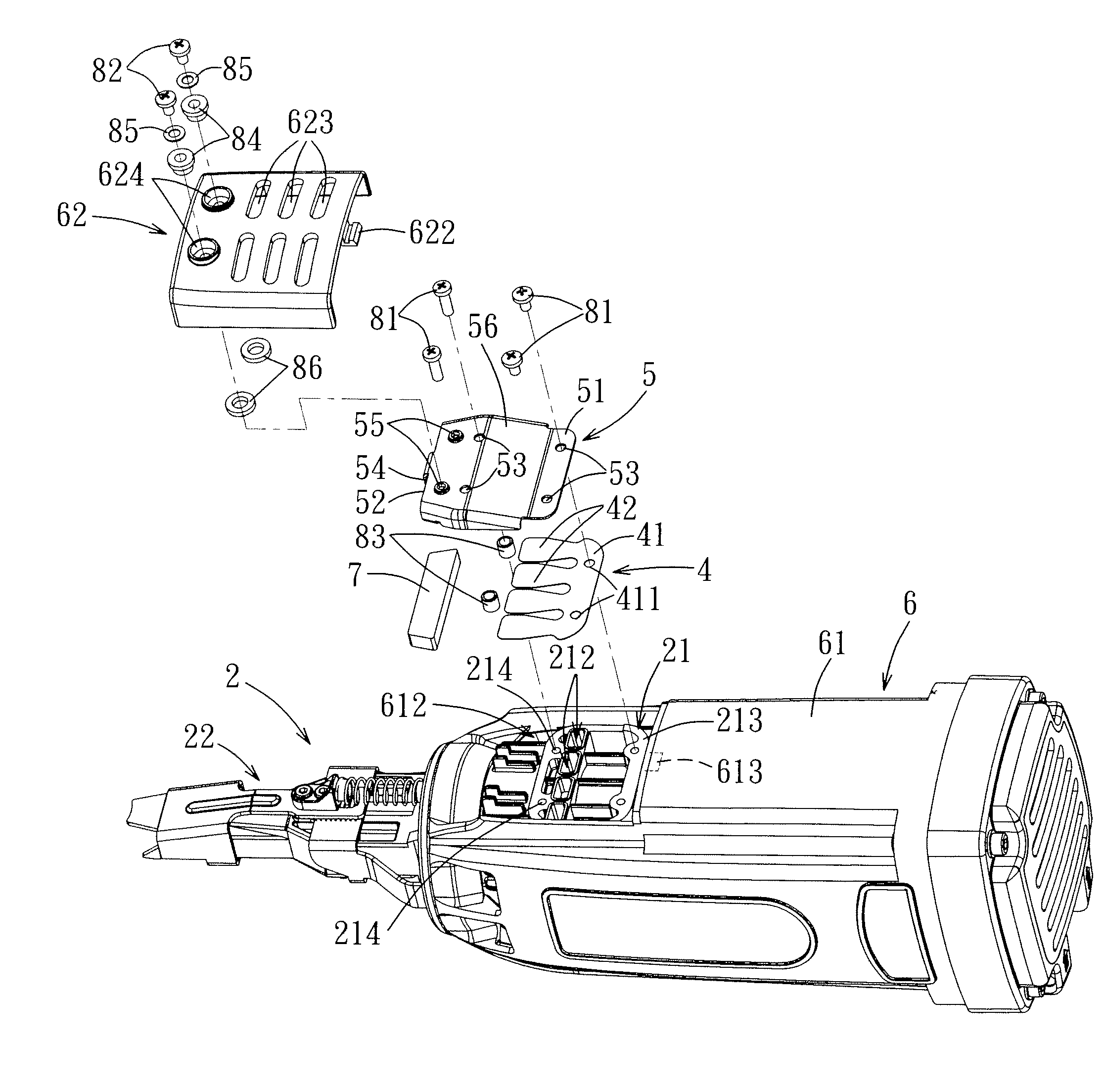 Combustion Nailing Tool