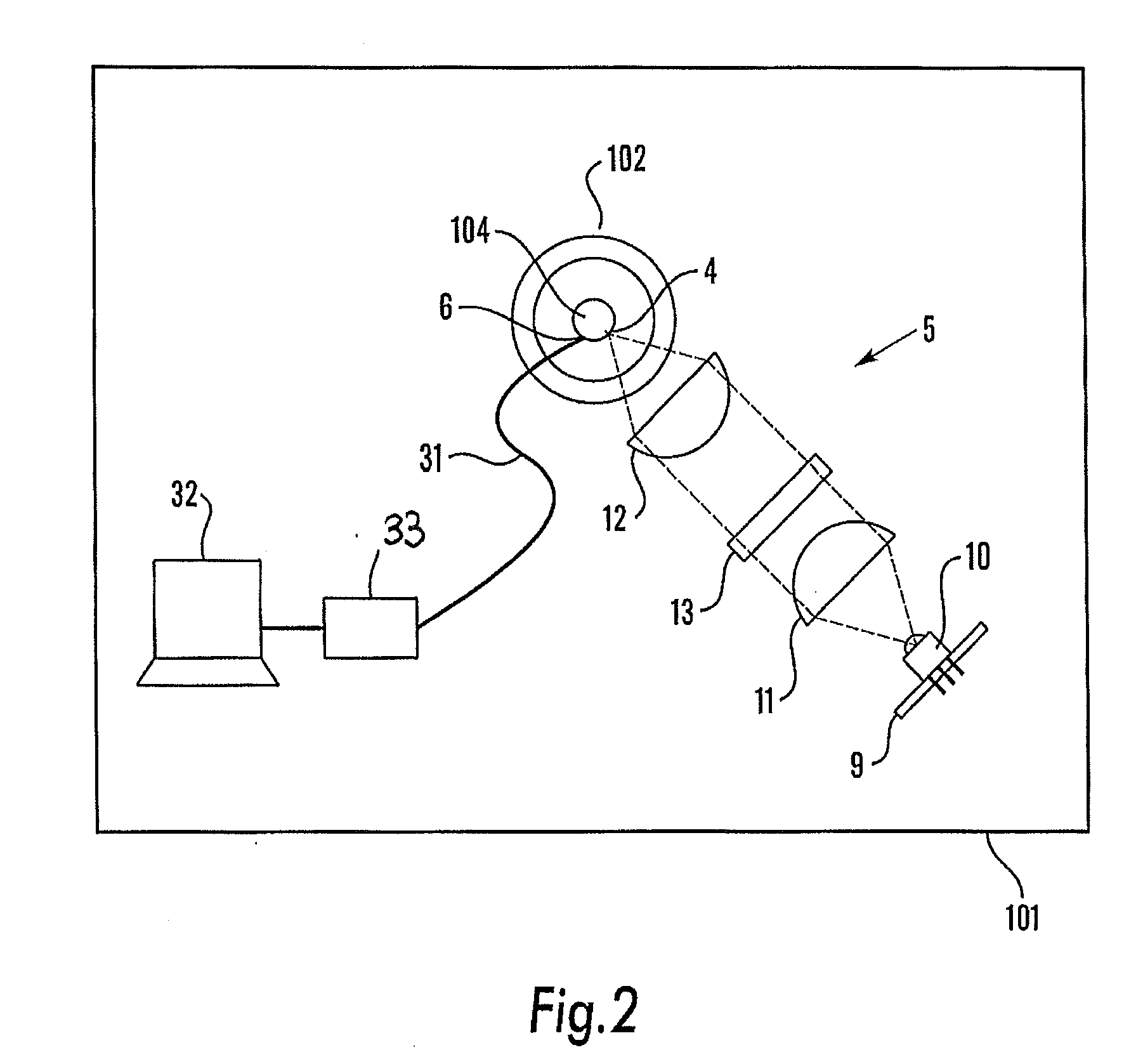 Apparatus and method for detection and measurement of target compounds such as a food toxin