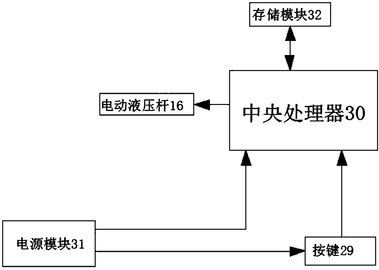 Logistics van capable of saving goods arrangement space