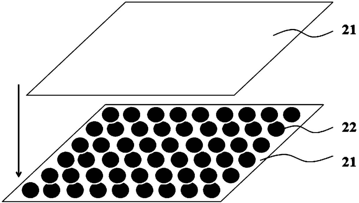 Hydrofracture experimental test piece for prefabricating natural crack and manufacture method thereof