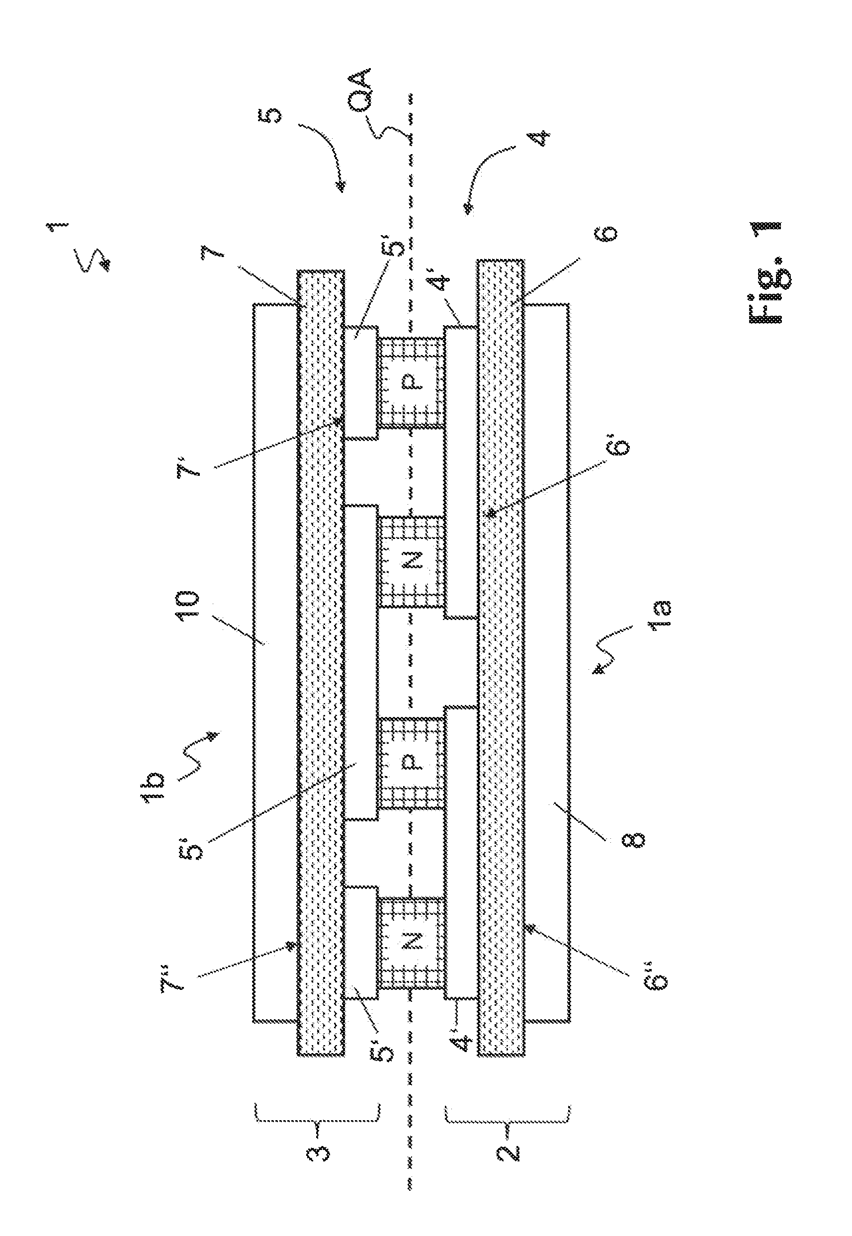 Thermoelectric generator module, metal-ceramic substrate and method of producing such a metal-ceramic substrate