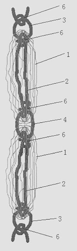 Fiber tow for fiber filter