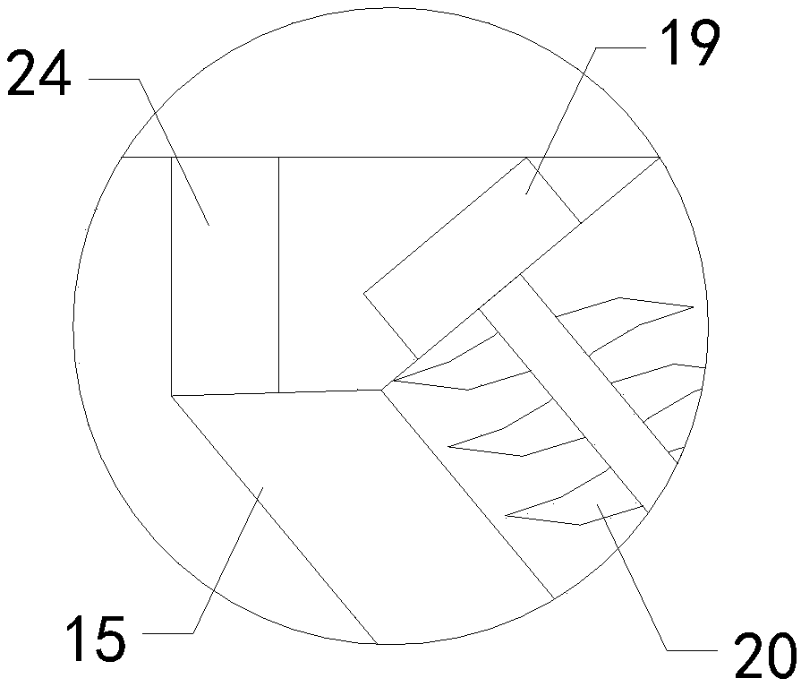 Greening trimming device for municipal road environment protection