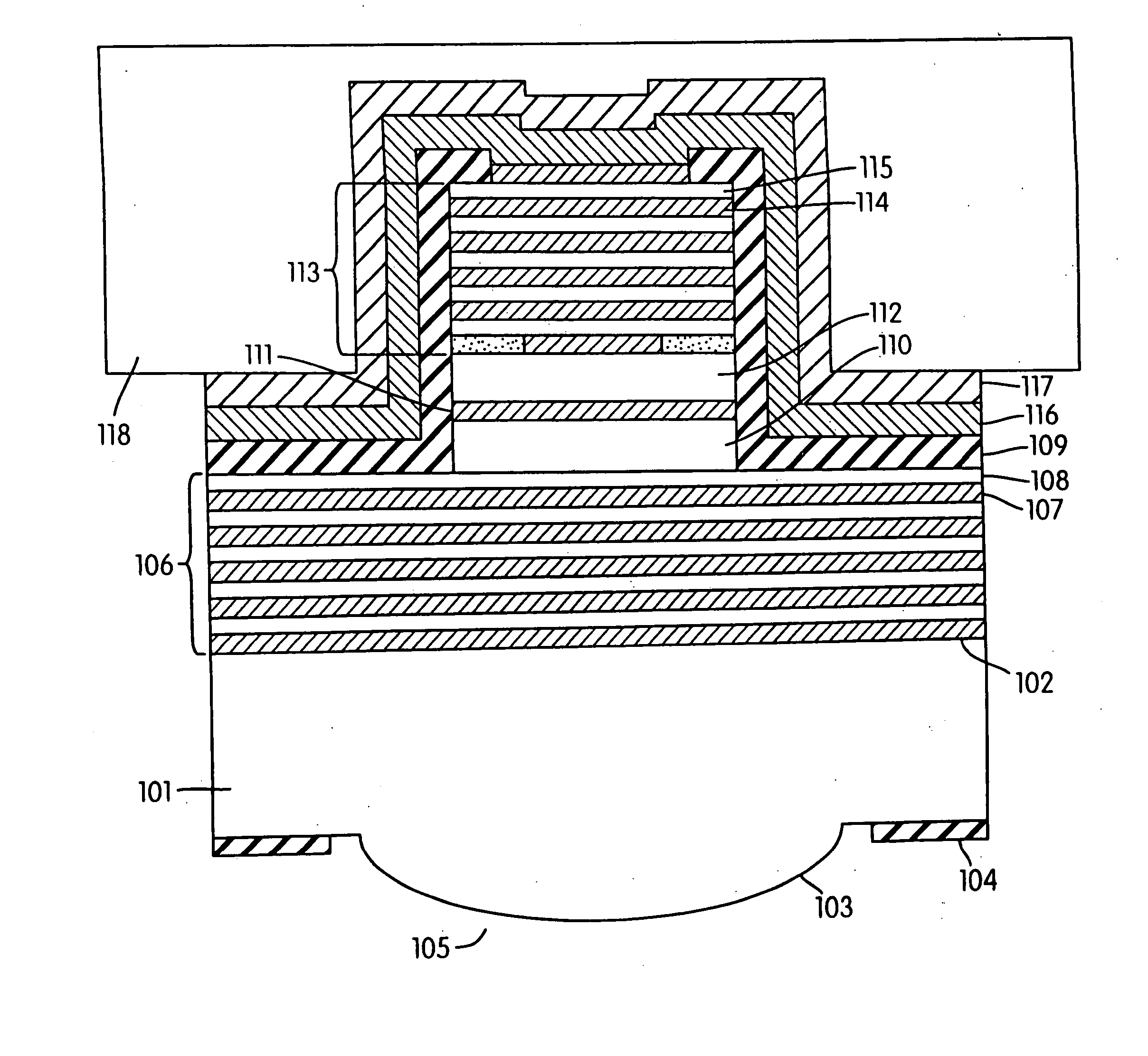 VCSEL and VCSEL array having integrated microlenses for use in a semiconductor laser pumped solid state laser system