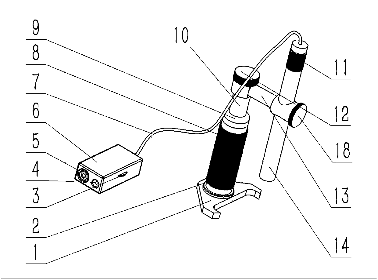 Special electronic screen reader of spectrometer