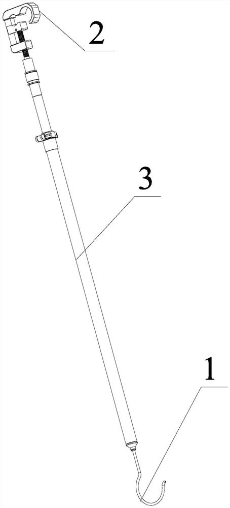 Insulating hanging rod