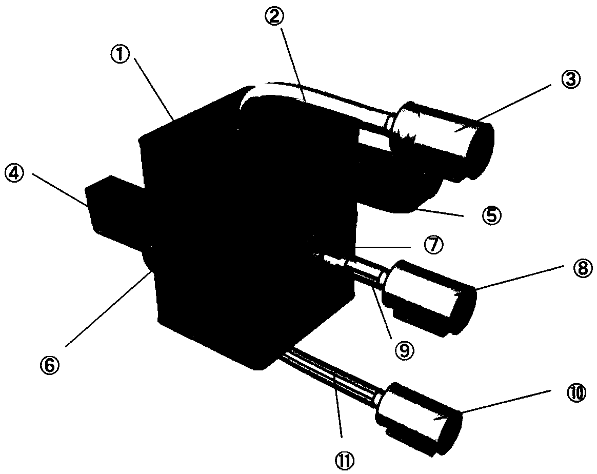 Marine oil spill recovery device based on air grid