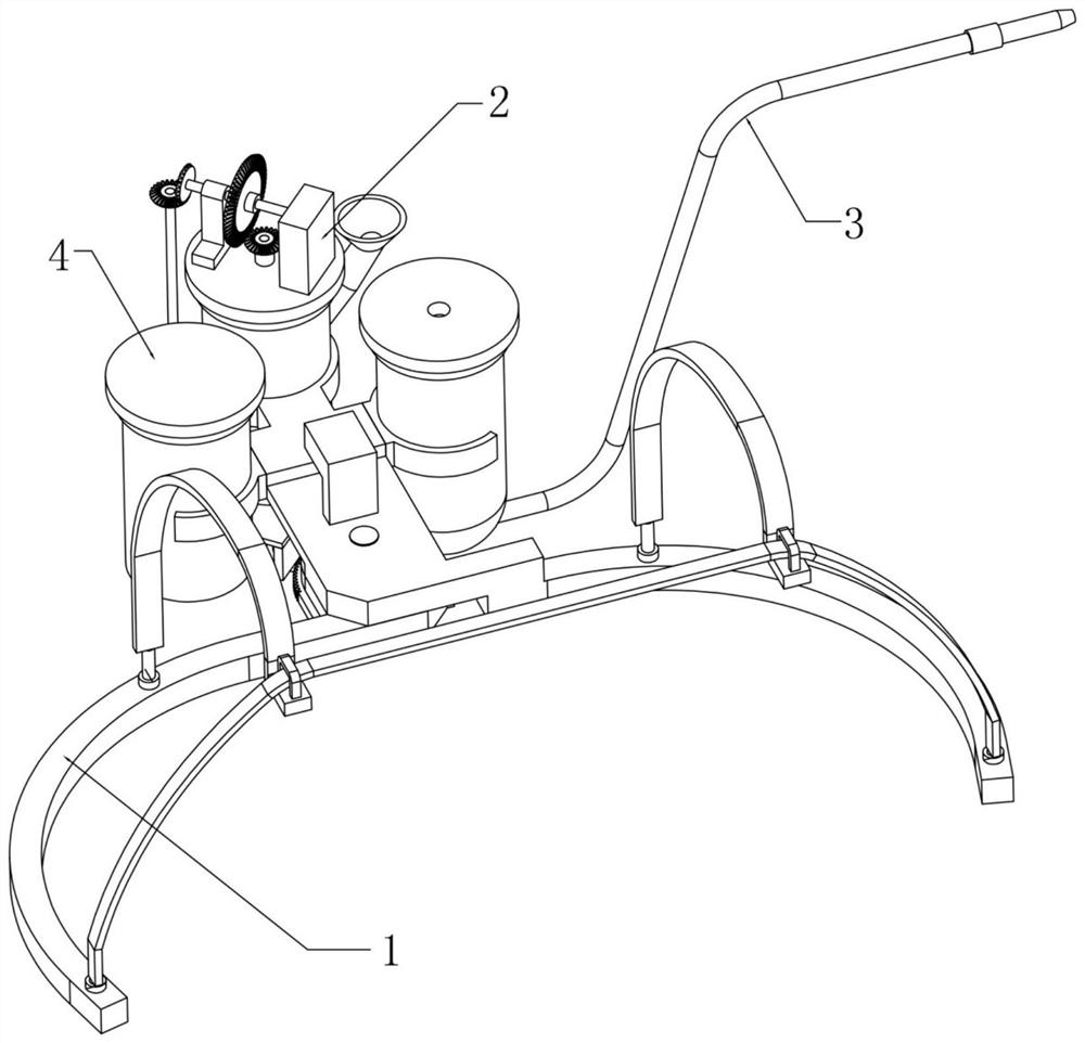 Portable food intake treatment device for nursing in nephropathy department