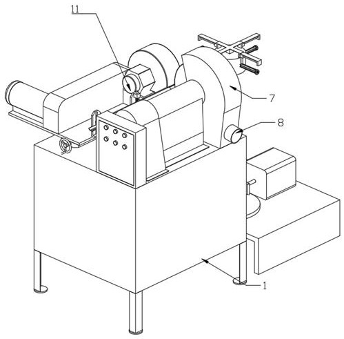 Liquid chromatographic column pipe body grinding device