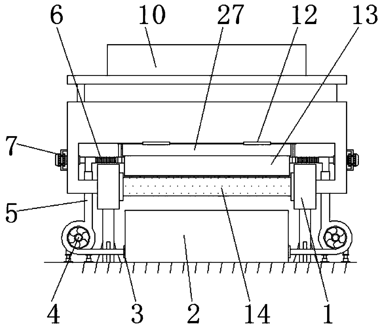 Steel plate machining rust removal device capable of collecting waste scraps conveniently