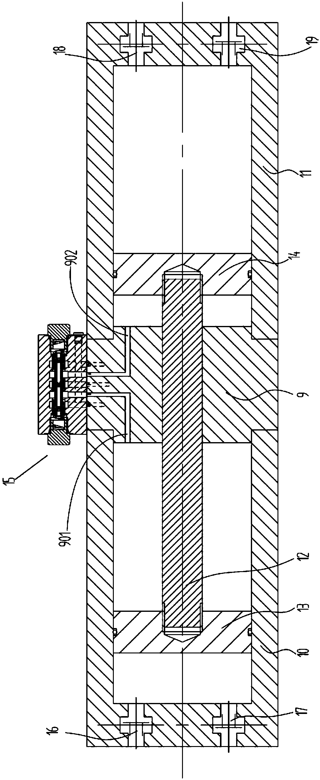 Hydraulically-driven reciprocating air compressor