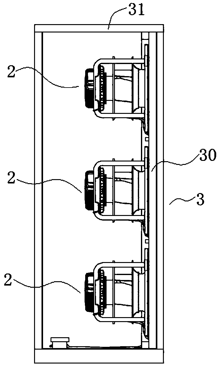 Control method of fan wall and fan wall