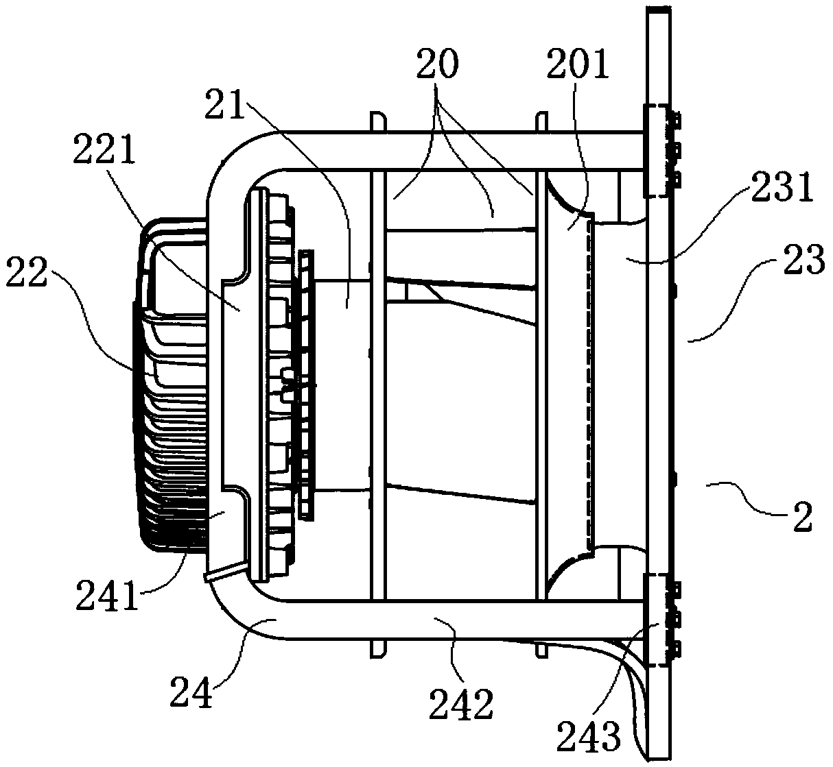 Control method of fan wall and fan wall