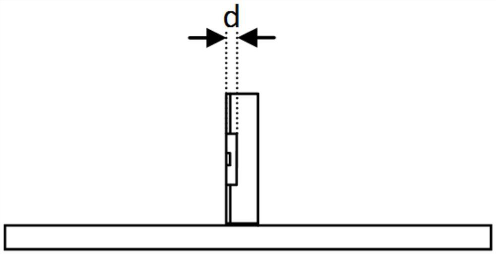 Device for rapidly judging conductivity type of metal mineral powder material