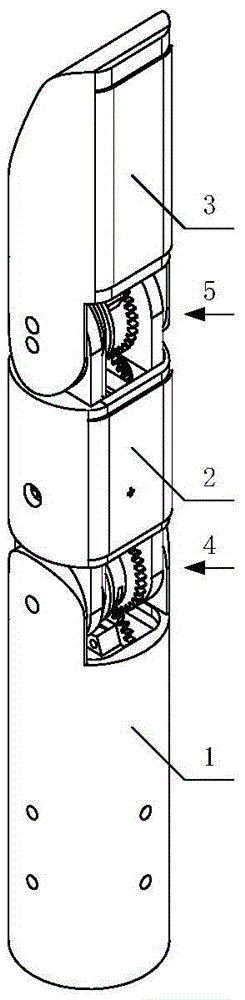 Multi-axis wheel train robot finger device for achieving parallel opening and closing and self-adaptive enveloping