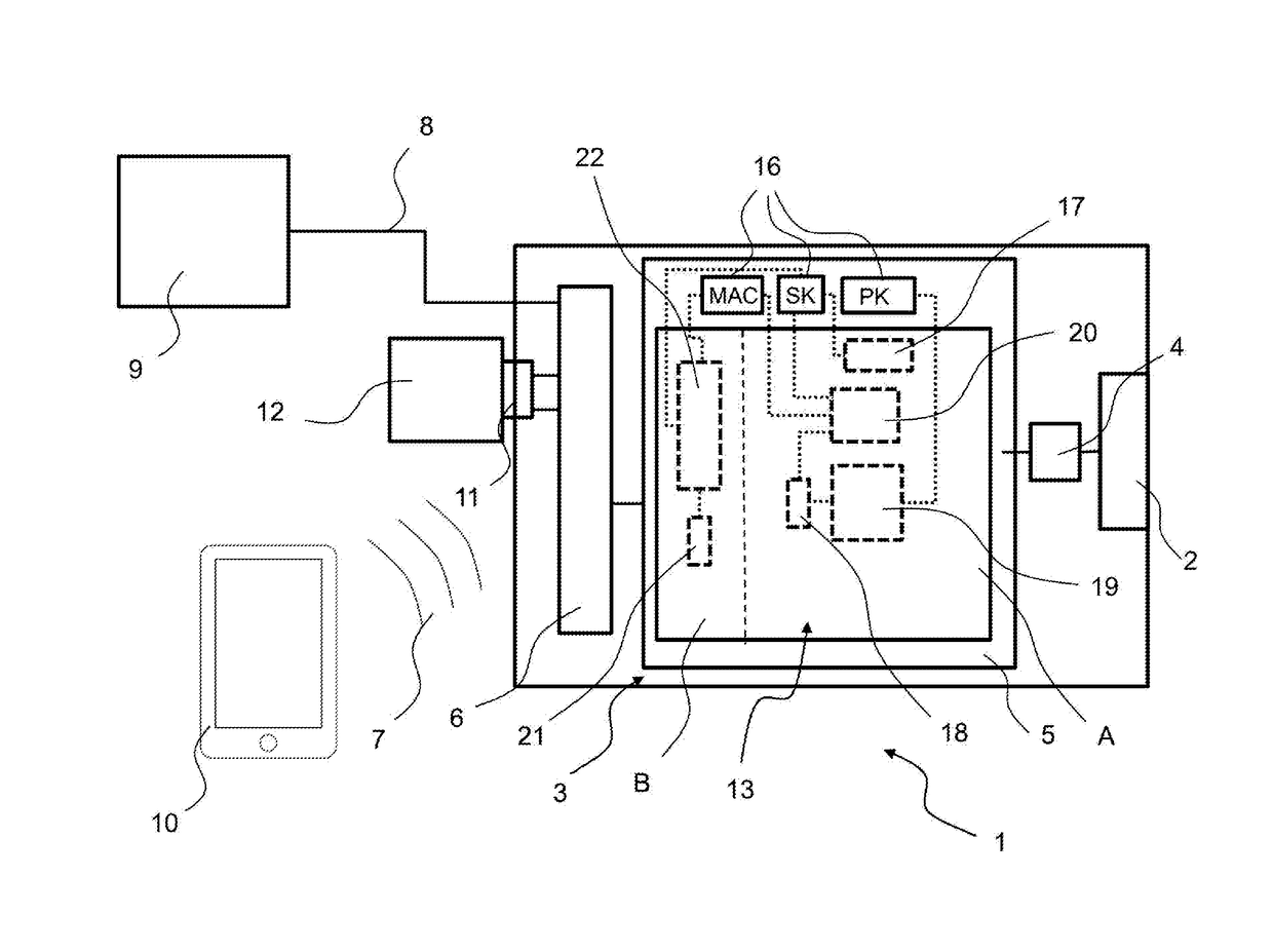 Method for updating a firmware component and device of measurement and control technology