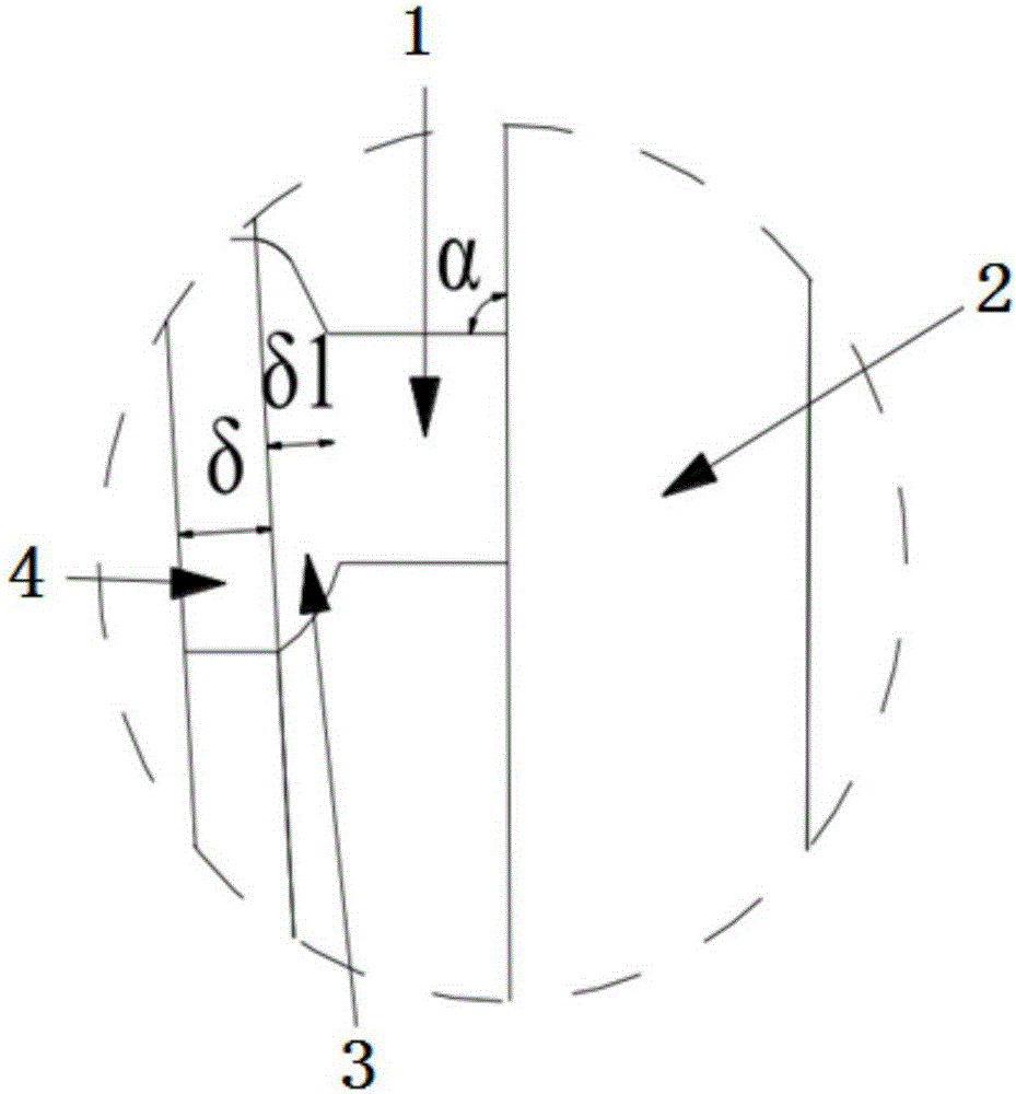 Cylindrical casting piece pouring system preventing cracks and design method thereof