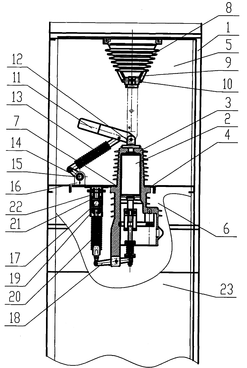 24kV small-sized vacuum load switch (circuit breaker) cabinet