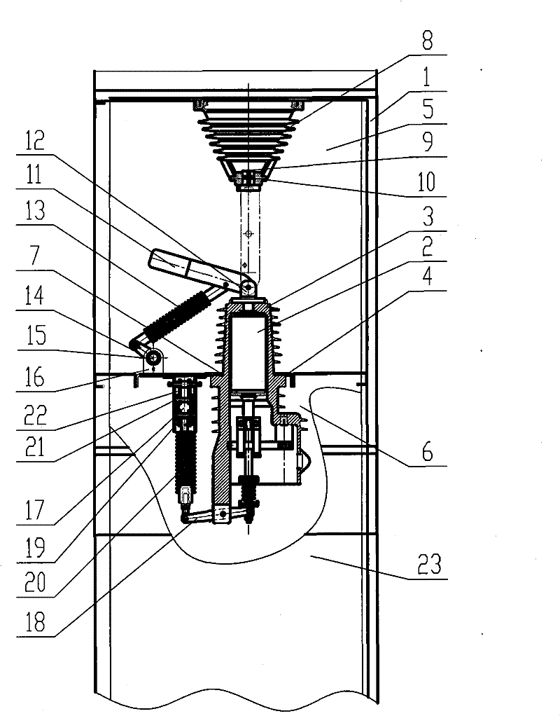 24kV small-sized vacuum load switch (circuit breaker) cabinet