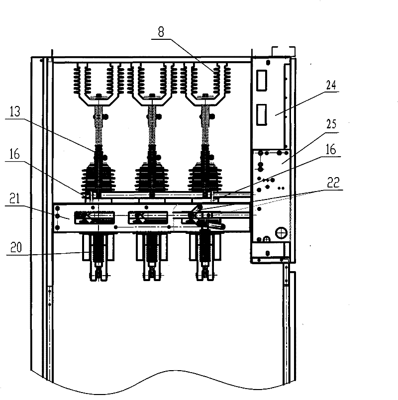 24kV small-sized vacuum load switch (circuit breaker) cabinet