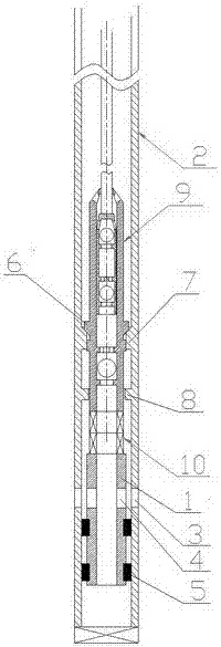 Underground plugging device and under-pressure sucker rod and oil pipe lifting workover operation technology