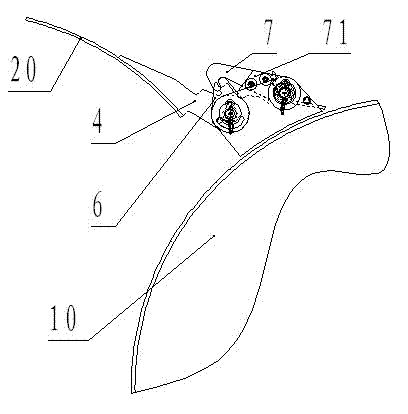 Multi-station hinging and supporting mechanism