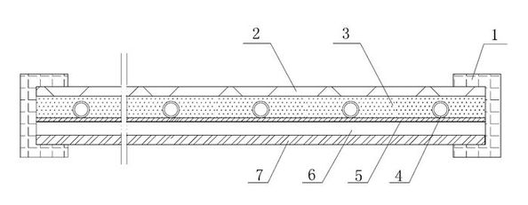 High-efficiency energy-saving solar heat-collection insulating part