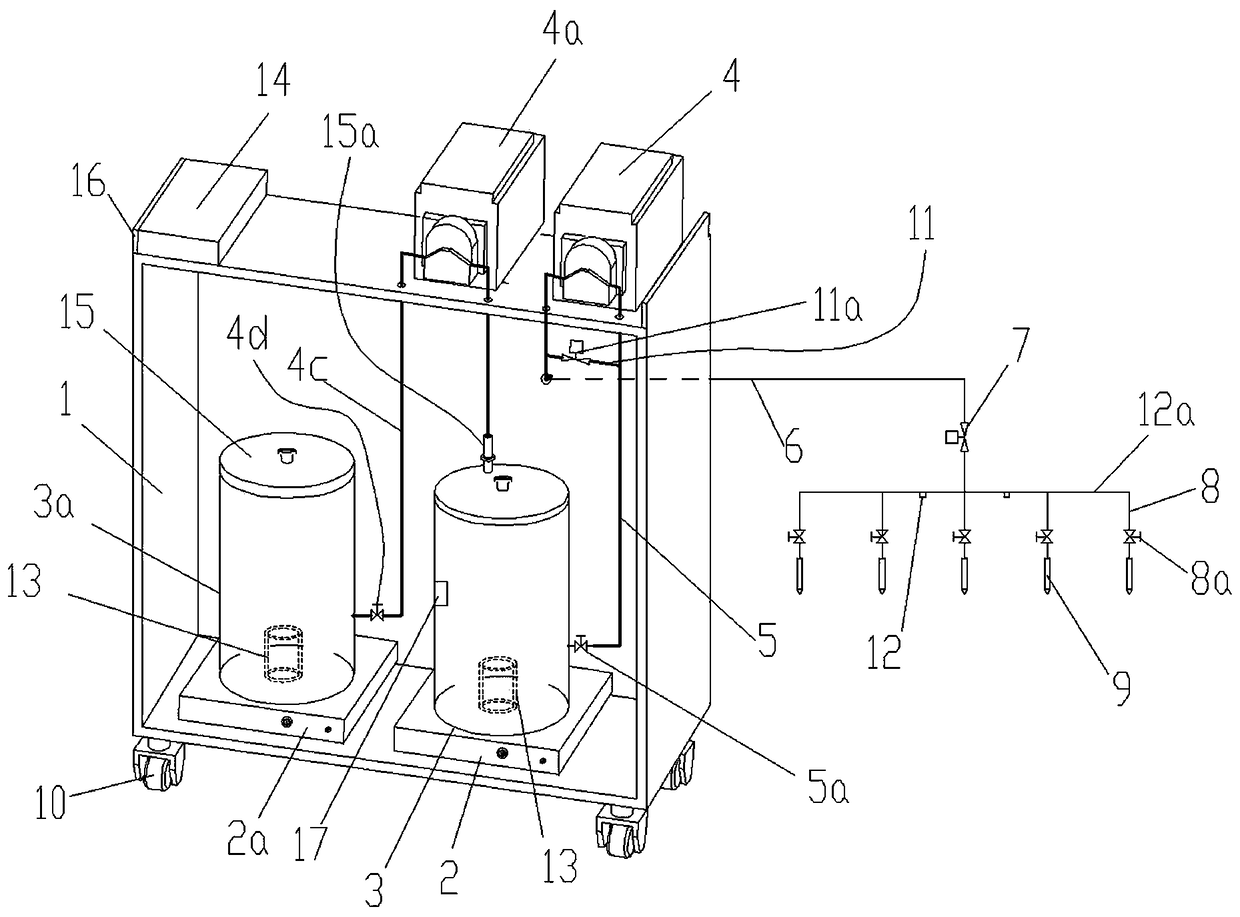 Screen printing ink automatic feeding device