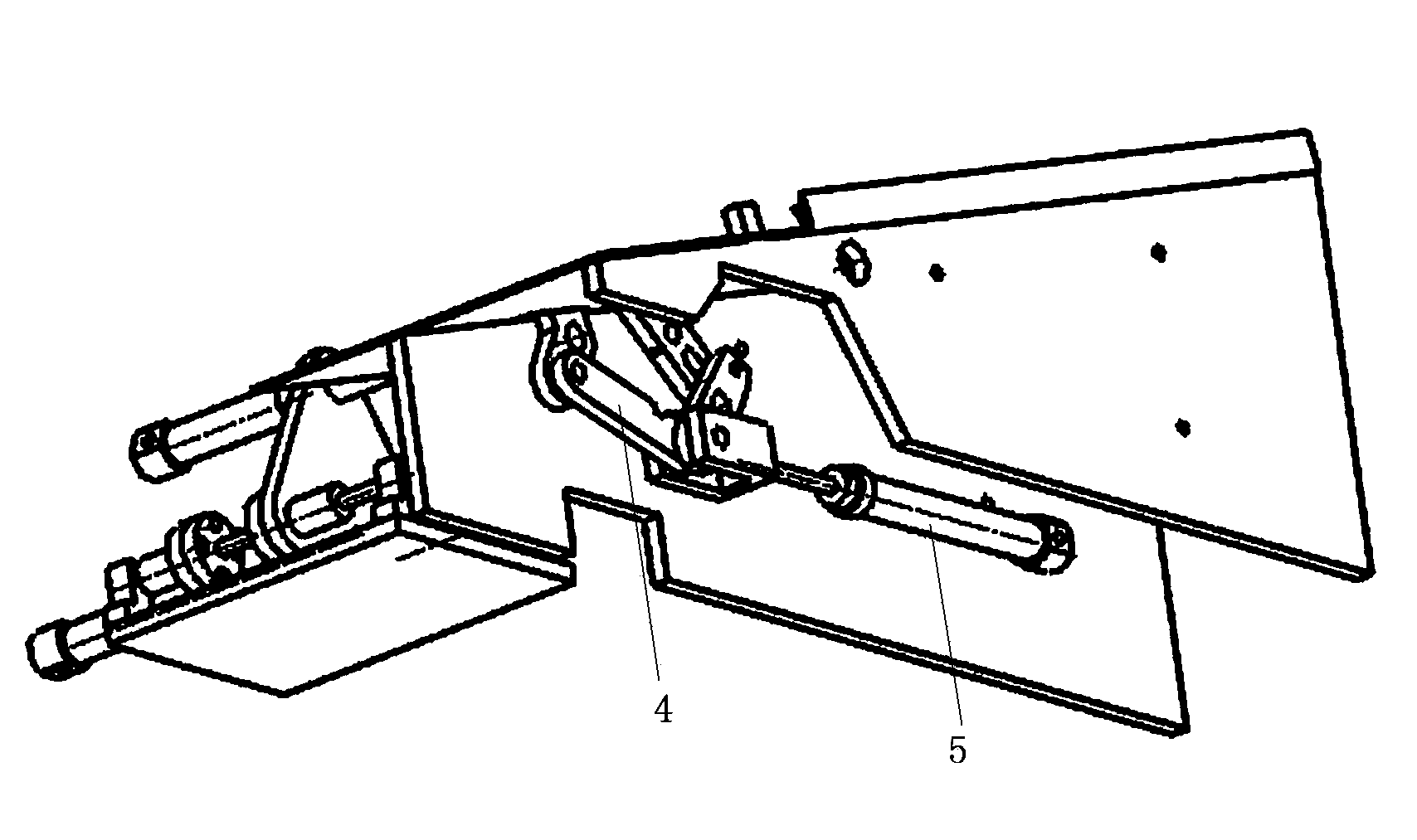 Automatic pipe feeding mechanism