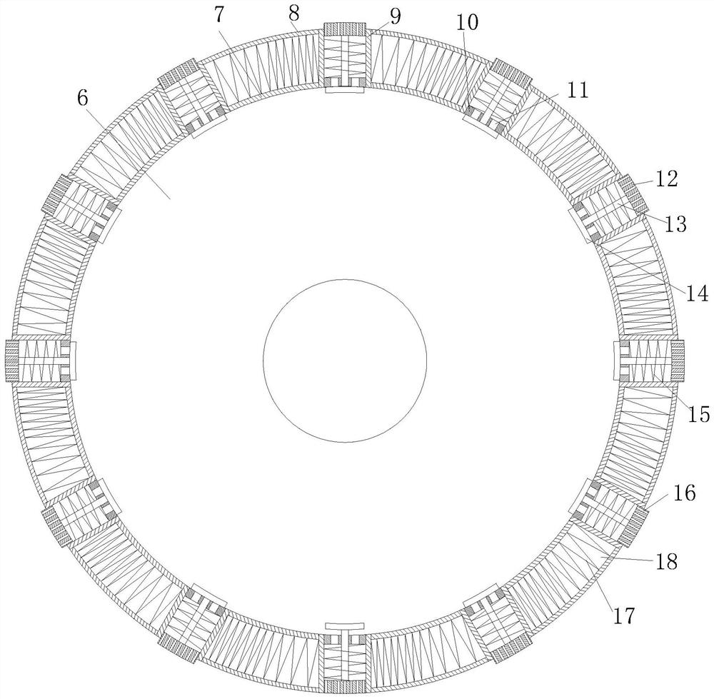 Film drying device for electromagnetic shielding film production